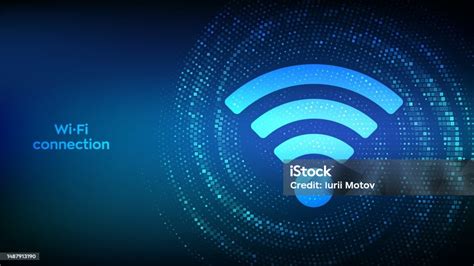 ikon jaringan wifi tanda wi fi akses wlan simbol sinyal hotspot