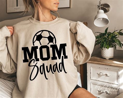 Soccer Mom Squad Svg Game Day Svg Soccer Mom Svg Soccer Mama Svg Cricut Silhouette Svg Png