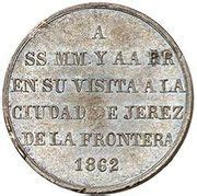 Centimo De Escudo Isabel Ii Jerez De La Frontera Espagne