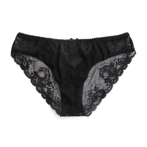 Black Panties Silk Knickers Black Silk Panties Satin Panties