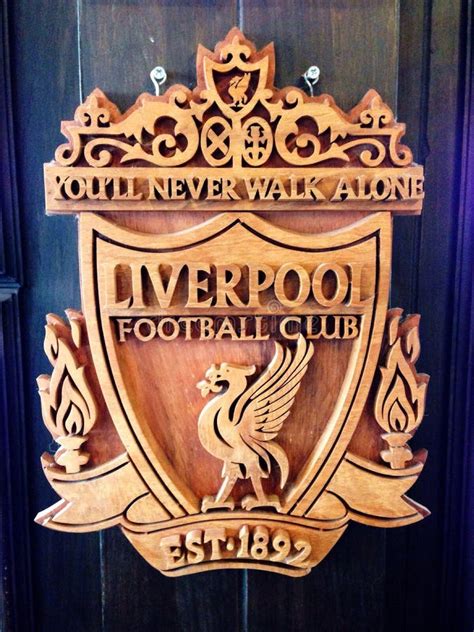 Liverpool Carved Signs Editorial Photo Image Of Wood 60611621