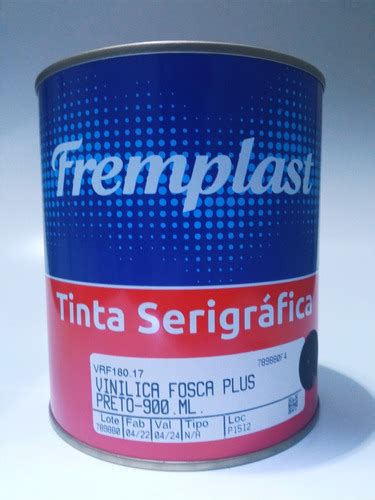 Tinta Vinílica Fosca Plus Preto 900ml Fremplast Parcelamento sem juros