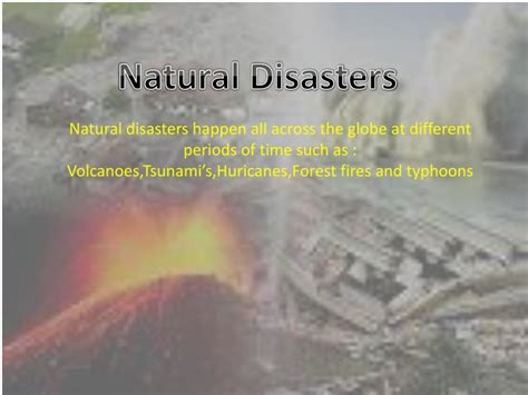 Ppt Natural Disasters Powerpoint Presentation Free Download Id2601271