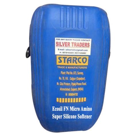 Starco Ecosil Fn Micro Amino Super Silicone Softener At Rs Kilogram