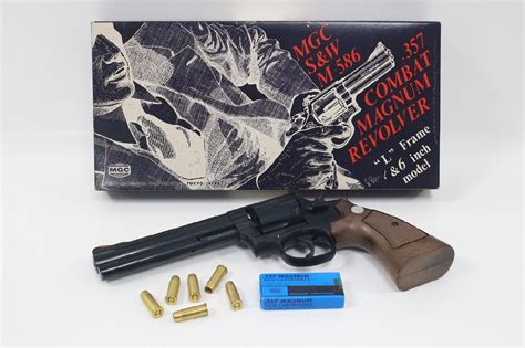 【傷や汚れあり】mgc モデルガン S＆w M 586 コンバット マグナム リボルバー 7 H0441100の落札情報詳細 ヤフオク