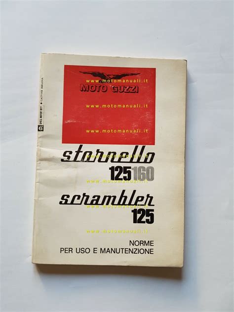 Owners Manuals Moto Guzzi Stornello Scrambler Manuale Uso