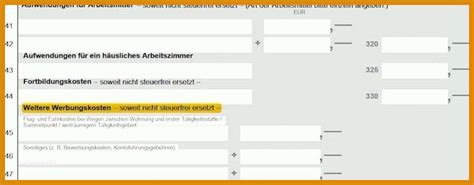 Phänomenal Bewerbungskosten Steuererklärung Von Groß Steuererklärung