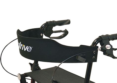 Drive Medical Leichtgewicht Rollator Torro inkl Tasche Rückengurt und