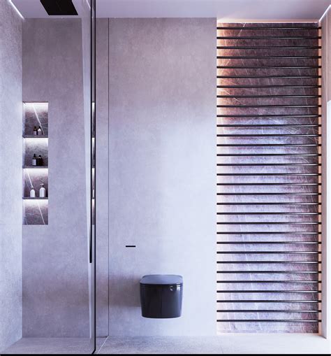 minimal modern bathrooms  behance