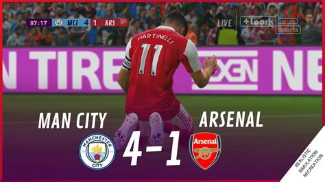 Manchester City Vs Arsenal Match Highlights Videogame