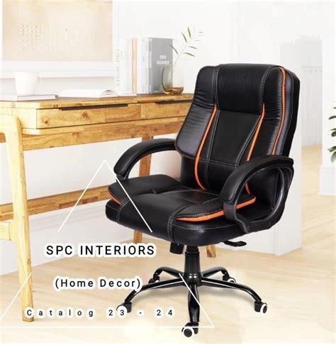 Leather Mid Back Boss Office Chair Fixed Arm At Rs In New Delhi