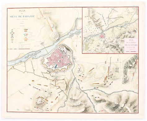 Badajoz Plan Du Si Ge Collin Bll Auctions Price Archive