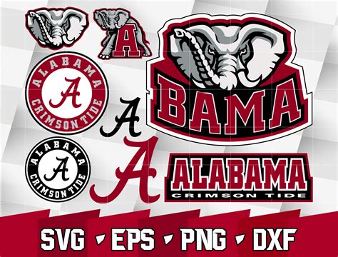 Alabama Crimson Tide Svg Bundle Ncaa Svg Ncaa Bundle Svg Inspire