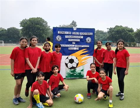 Girls Football Zonal Tournament Vasant Valley School