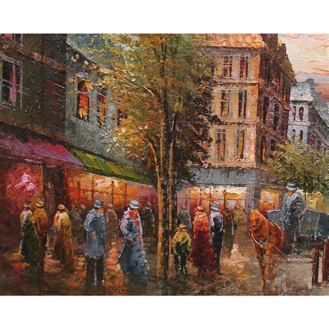 People Walking Painting at PaintingValley.com | Explore collection of ...