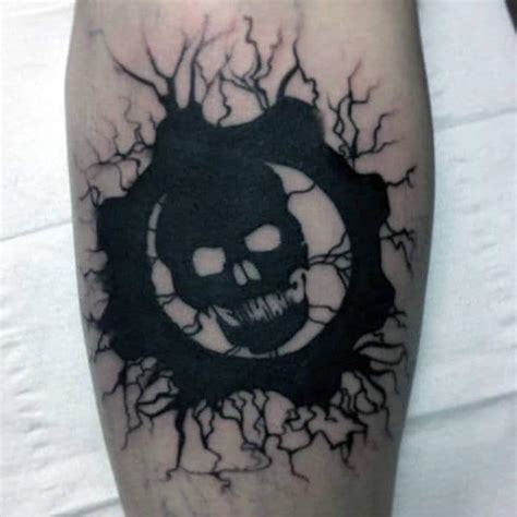 50 Gears Of War Tattoo Designs For Men - Video Game Ink Ideas