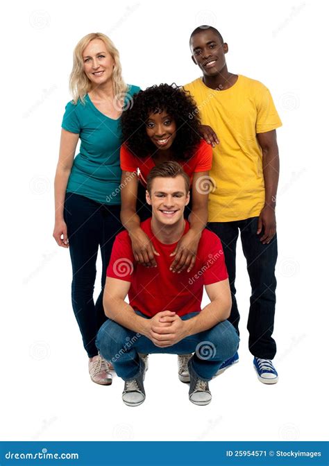 Causal Group Of People Sitting On The Floor Royalty-Free Stock Image | CartoonDealer.com #69455284