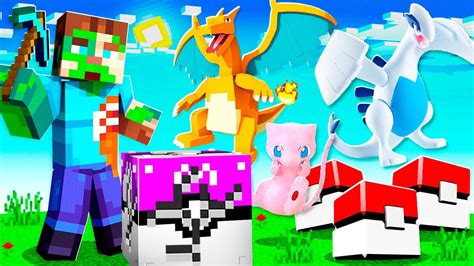 BREAKING 100 PIXELMON LUCKY BLOCKS In MINECRAFT YouTube