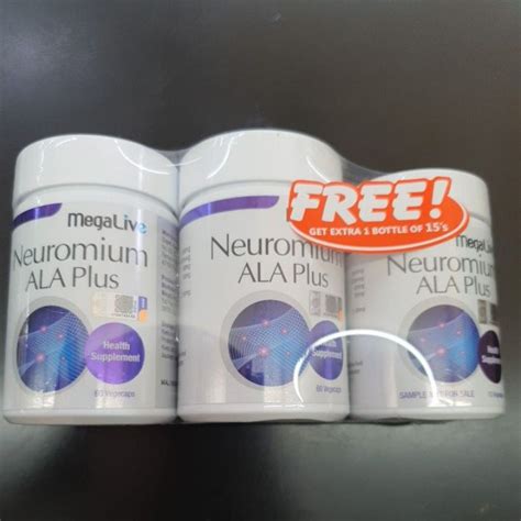 Megalive Neuromium Ala Plus 2x60s Foc 15s Exp Date012026 Shopee