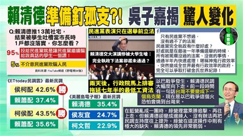 【每日必看】賴清德 準備釘孤支 吳子嘉揭驚人變化 ｜吳釗燮 爆氣拍桌 和李貴敏互嗆6分鐘 張斯綱曝他囂張打著 這算盤 20231019 Youtube