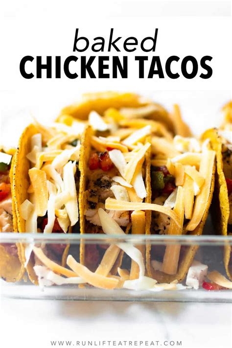 Let Me Show You How To Make These Baked Chicken Tacos This Is A Recipe That Is Easy Delicious