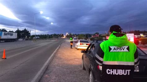 Seguridad Vial En Chubut La Apsv Retir A Conductores De La V A