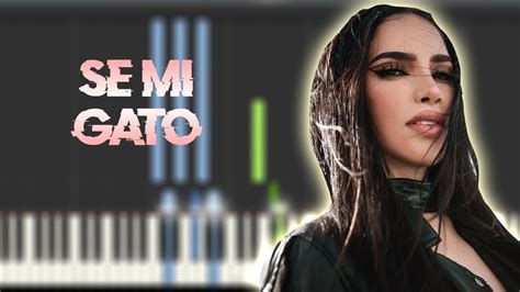 Kim Loaiza Se Mi Gato Instrumental Piano Tutorial Partitura