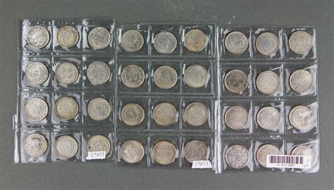 36 Pc Assorted Chinese Silver Coins