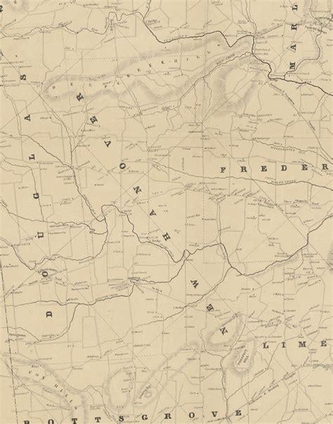 New Hanover Township Pennsylvania 1849 Old Town Map Custom Print Montgomery Co Old Maps