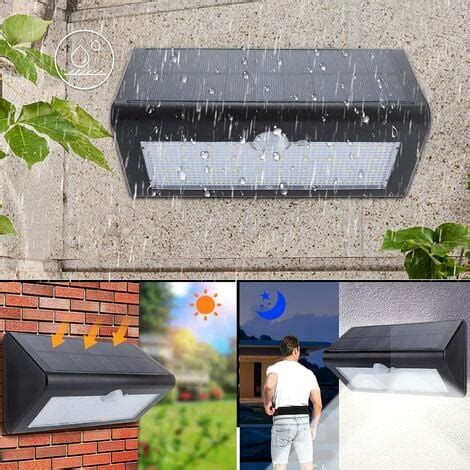 Minkurow Luz Solar Para Exteriores Super Brillante Led Luz