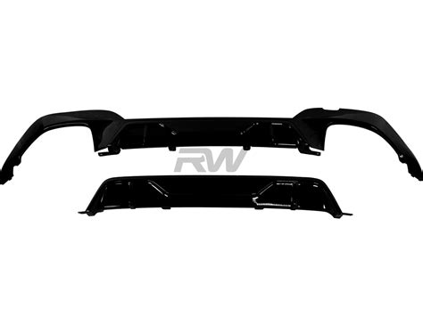 Bmw G20 M340i Pre Lci Gloss Black Rear Diffuser 2019 2022