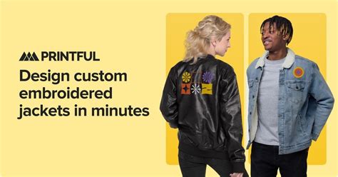 Design, Order & Sell Custom Embroidered Jackets | Printful