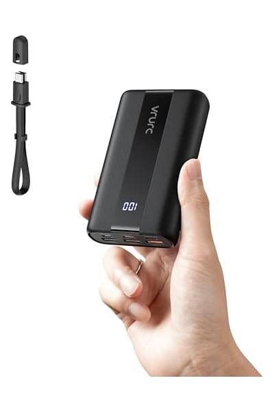 Vrurc Powerbank Mah Snel Opladen W Usb C Power Bank Kleine