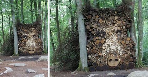 10+ People Who Turned Log Piling Into An Art Form | Bored Panda