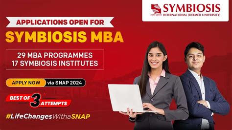 Symbiosis Mba Registrations Are Live Via Snap Test 2024 Check The