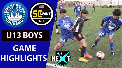 Sockers FC Vs SC Wave U13 MLS Next 2011 Game Highlights October 28