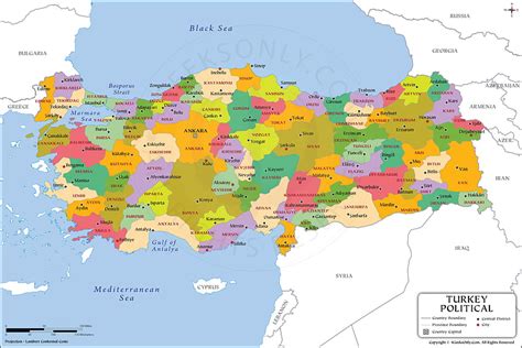 Turkey Political Map , Turkey Province Map in, turkey map HD wallpaper ...