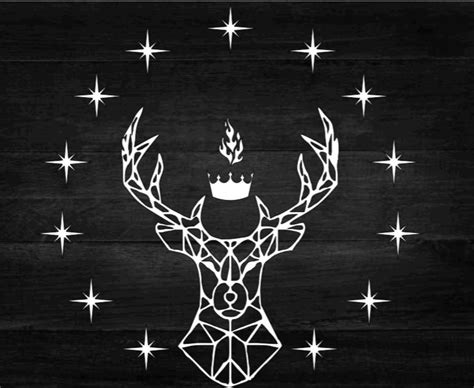 Throne Of Glass Stag Etsy