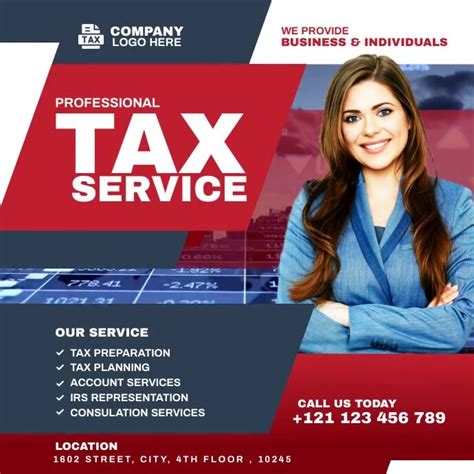 Tax Service Flyer Template Postermywall