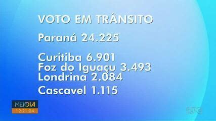 Paraná registra 24 225 pedidos de voto em trânsito para as eleições de