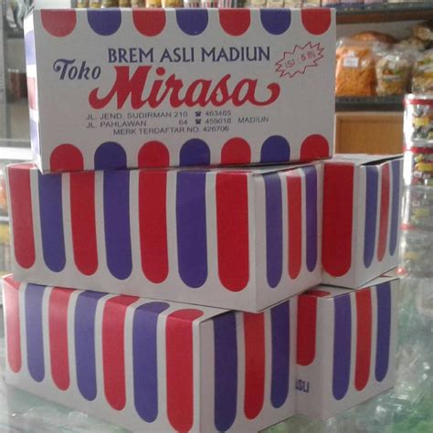 Jual Brem Madiun Asli Mirasa Isi 5batang brem rasa original brem paling ...