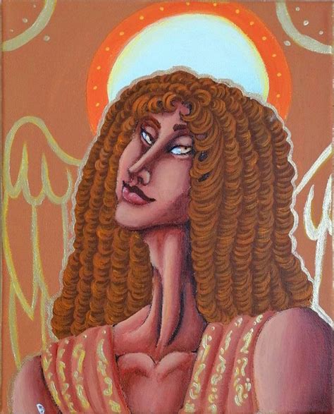 Archangel Gabriel Acrylic Painting - Etsy