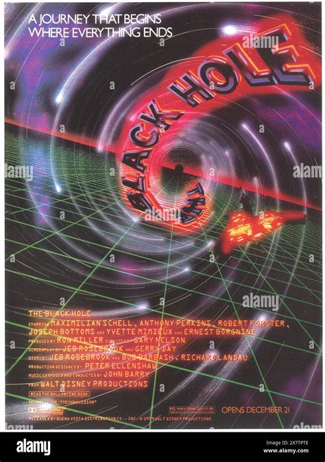 1979 The Black Hole Movie Poster Director Gary Nelson Stock Photo Alamy