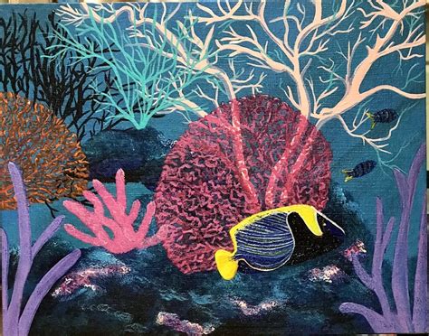 Colorful Coral Reefs Painting