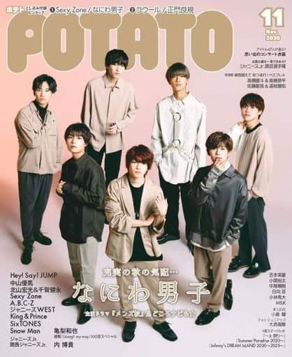 駿河屋 付録付potato 2020年11月号 ポテト（potato）