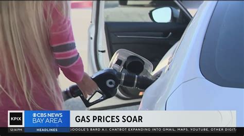 California Gas Prices Soar Towards 6 Per Gallon Youtube