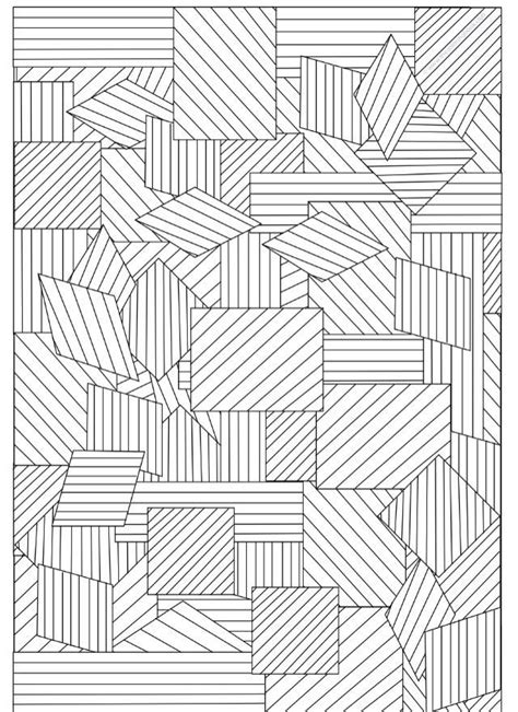 Geometrische Muster Bereit Gef Rbt Zu Werden Free Coloring Pages