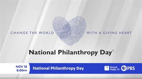 National Philanthropy Day Youtube