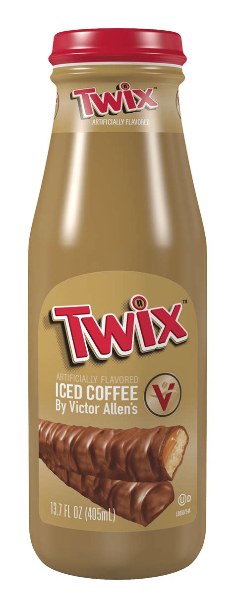 Victor Allens Coffee Twix Flavor Ready To Drink Iced Latte Cold And Delicious 137 Oz Bottles