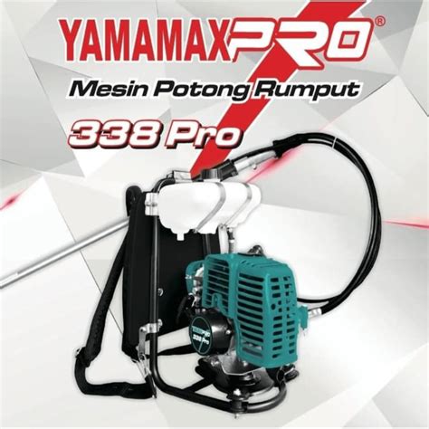 Jual Mesin Potong Rumput 2 Tak Gendong Bensin Yamamax Pro 338 Pro Brush